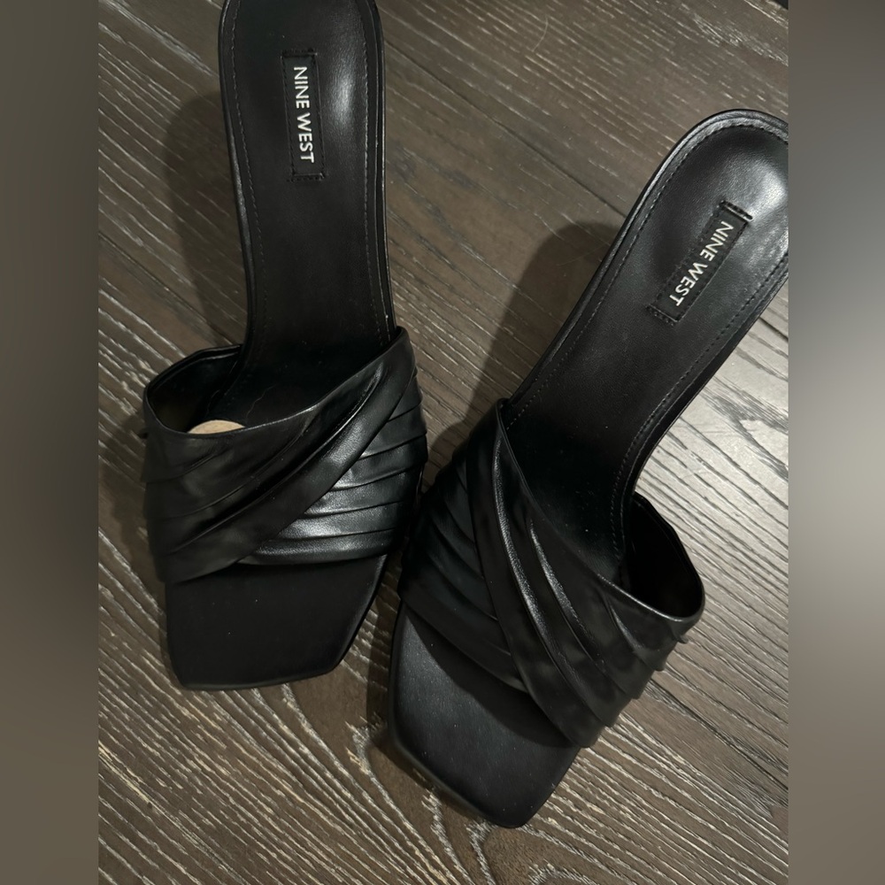 Nine West black heels